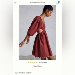 Forever That Girl Scalloped Mini Dress